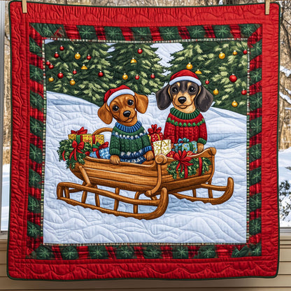 Dashing Dachshund LT1211003CL Quilt