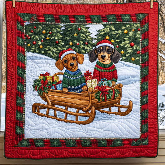 Dashing Dachshund LT1211003CL Quilt
