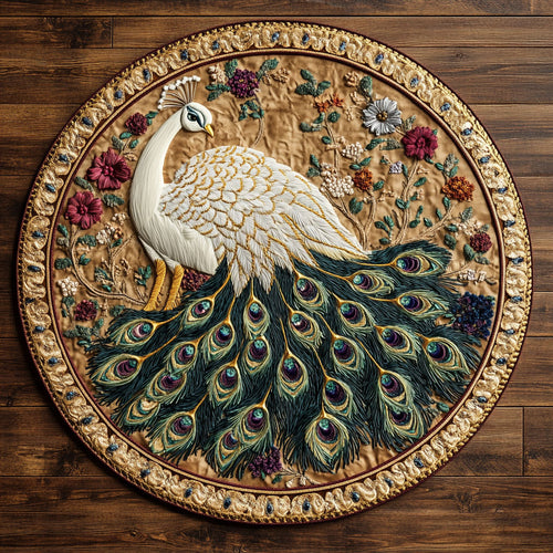 Peacock Gardenlight WN1106074CL Quilted Round Mat