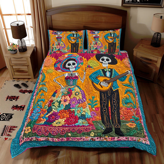 Couple Day Of The Dead WX2112053CL Duvet Cover Set