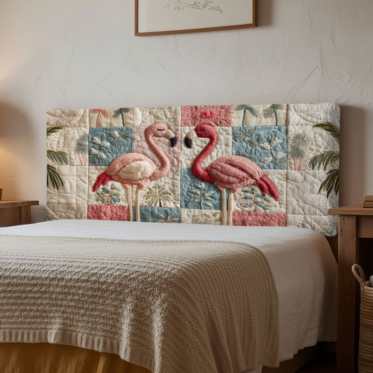 Palm Flamingo CP2612037CL Quilted Headboard Slipcover
