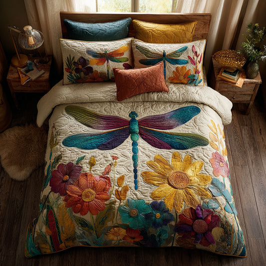 Dragonfly Bloom CW0808023CL Duvet Cover Set