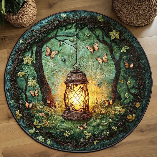 Lantern Song WN2305048CL Quilted Round Mat