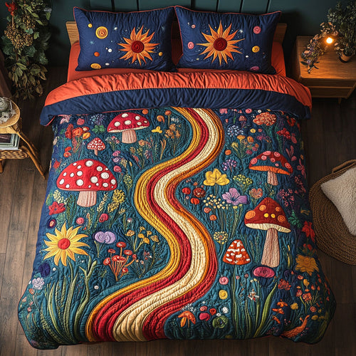 Mushroom Pathway CW2607041CL Duvet Cover Set
