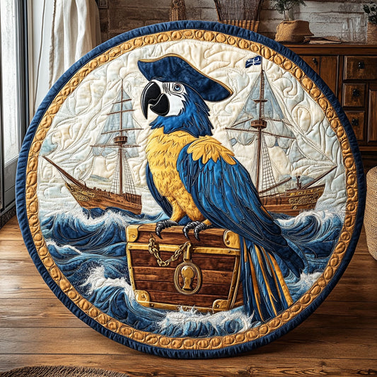 Captain Parrot CW2609042CL Quilted Round Mat