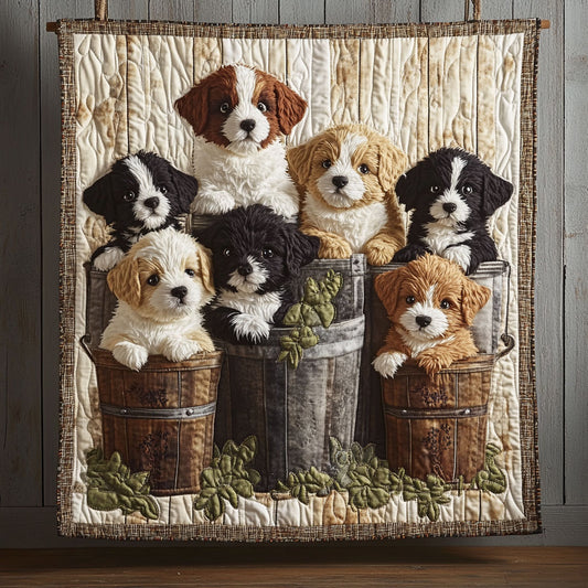 Puppy Parade CW2805542CL Quilt