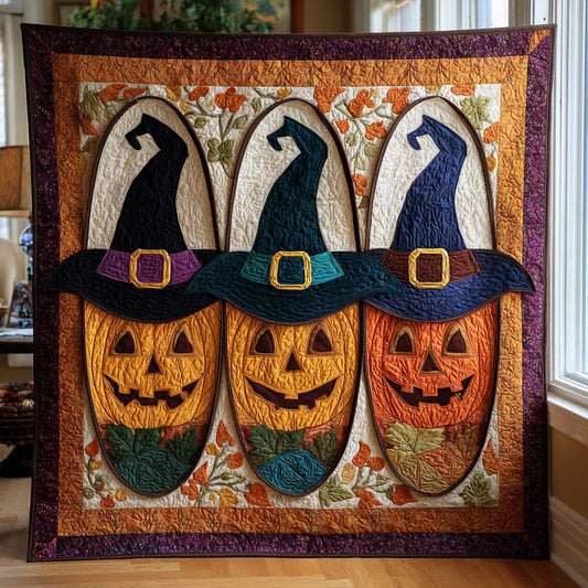 Pumpkin Witch CW0608041CL Quilt