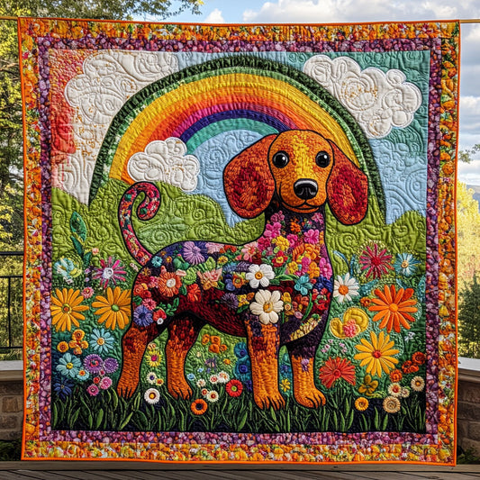 Blossom Dachshund WN2208010CL Quilt