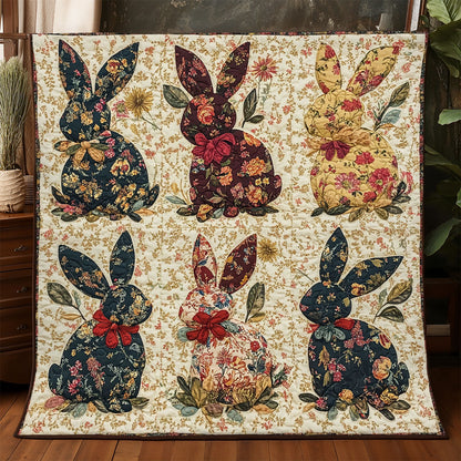 Vintage Patchwork Rabbit WJ1904024CL Quilt