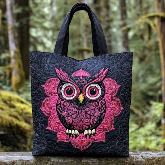 Lucky Owl WN2709042CL Quilted Tote Bag