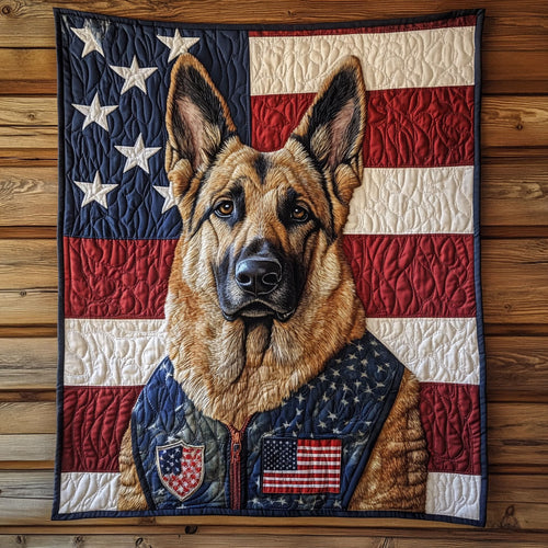 Brave Shepherd Dog CW1005026CL Quilt