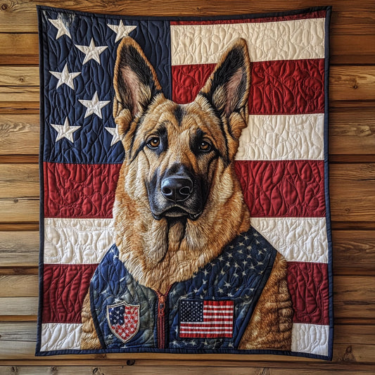 Brave Shepherd Dog CW1005026CL Quilt