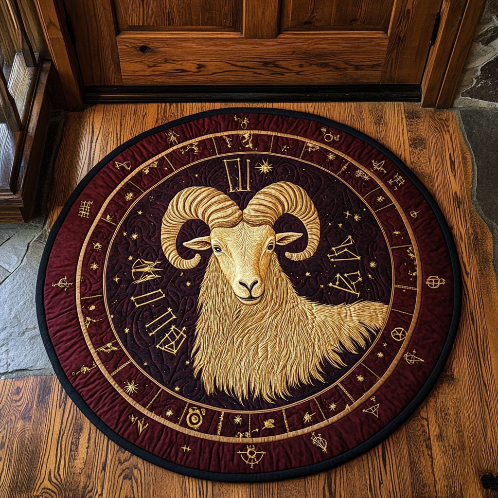 Golden Goat CP1707038CL Quilted Round Mat