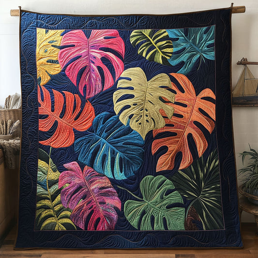 Bold Monstera WN0307060CL Quilt