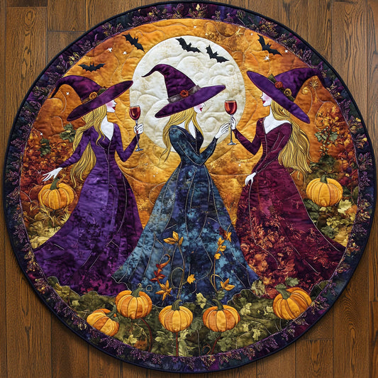 Harvest Moon Witch WN15080060CL Quilted Round Mat