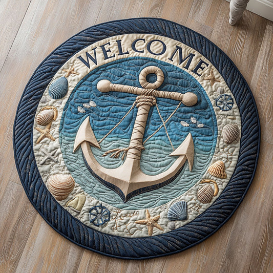 Pearl Anchor CQ0606018CL Quilted Round Mat