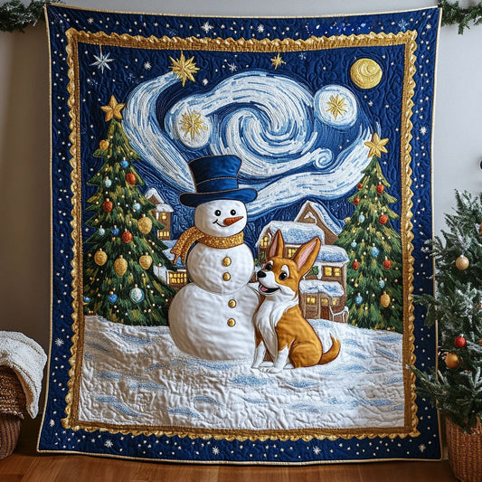 Warm Light Snowman WN0511110CL Quilt