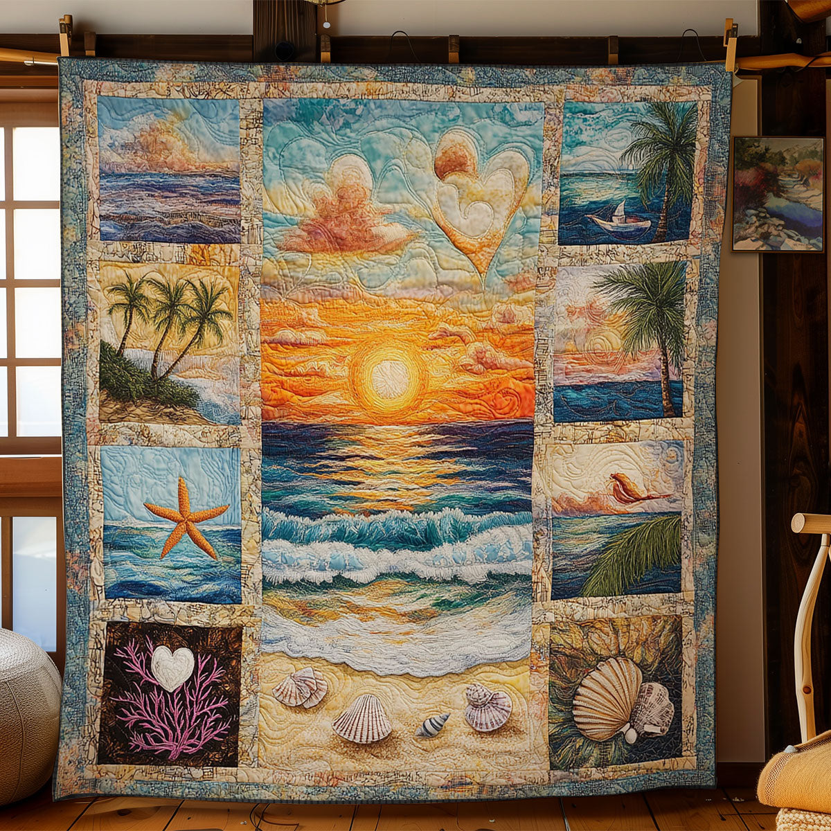 Sunset Tide WN0307046CL Quilt