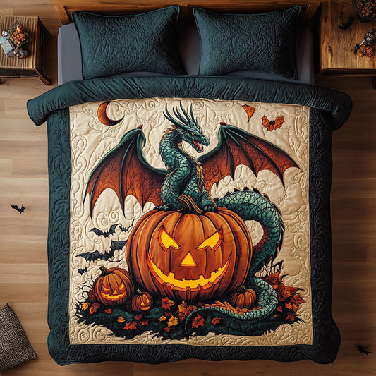 Mystic Dragon Pumpkin CW0608007CL Duvet Cover Set