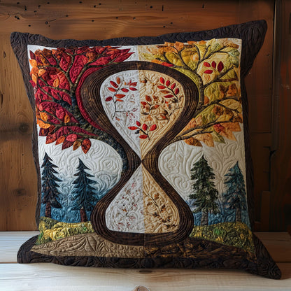 Hourglass In Forest WY1102096CL Quilt Pillow Case