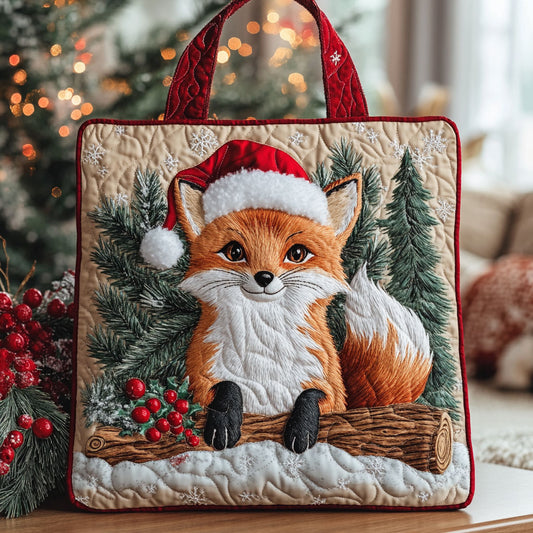Mr. Fox's Holiday LT2411026CL Quilted Tote Bag
