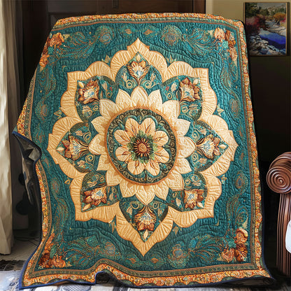 Mandala Style Flower WY2702089CL Quilt