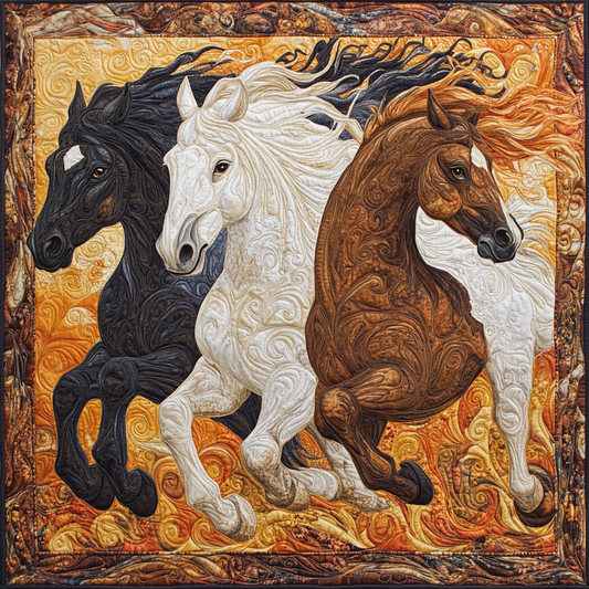 Galloping Horses XR0402005CL Quilt