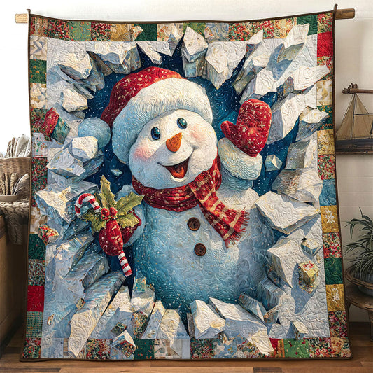 Winter Giggle Snowman WN1111094CL Quilt