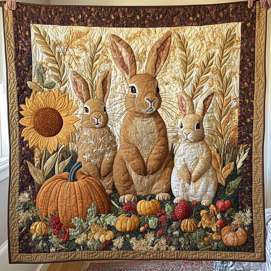 Whispering Bunny Wheat WY2308044CL Quilt