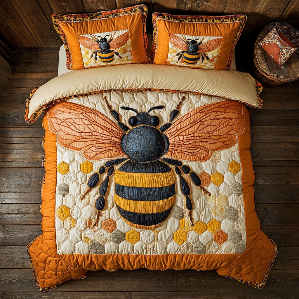 Golden Hive WJ2805012CL Duvet Cover Set