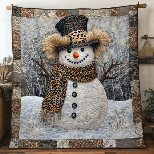 Mountain Snowman WN1411035CL Quilt