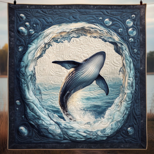 Whale Spouting Water LT1809059CL Quilt