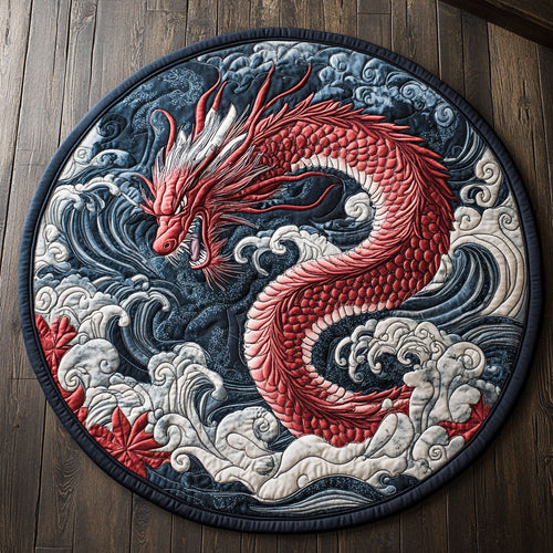 Crimson Tempest CW1207013CL Quilted Round Mat