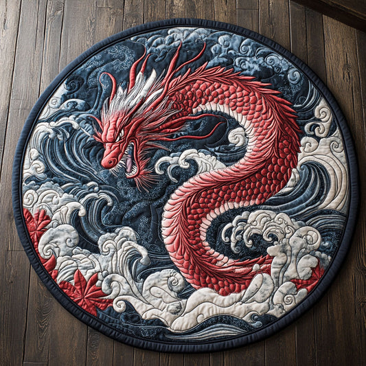 Crimson Tempest CW1207013CL Quilted Round Mat