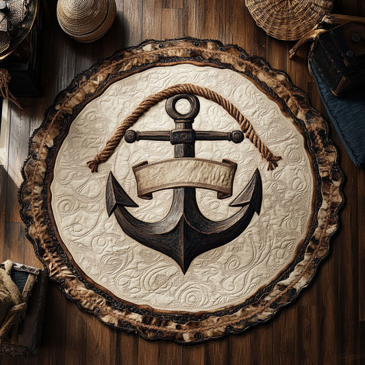 Old World Anchor WY1106033CL Quilted Round Mat