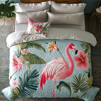 Sunset Flamingo Dreams WN1003038CL Duvet Cover Set