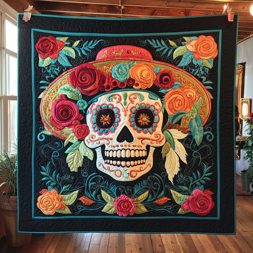 Flor De Calavera WJ0608014CL Quilt
