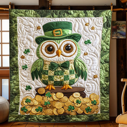 Patrick’s Lucky Owl WJ1501019CL Quilt