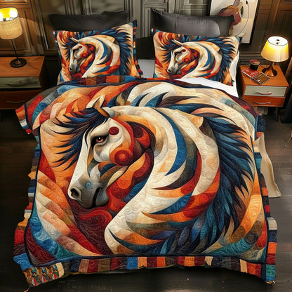 Horse Native American WJ2612033CL Duvet Cover Set