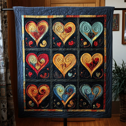 Magical Hearts WY3107061CL Quilt