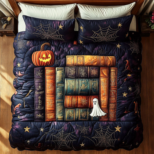 Spooky Bookshelf WY2608003CL Duvet Cover Set