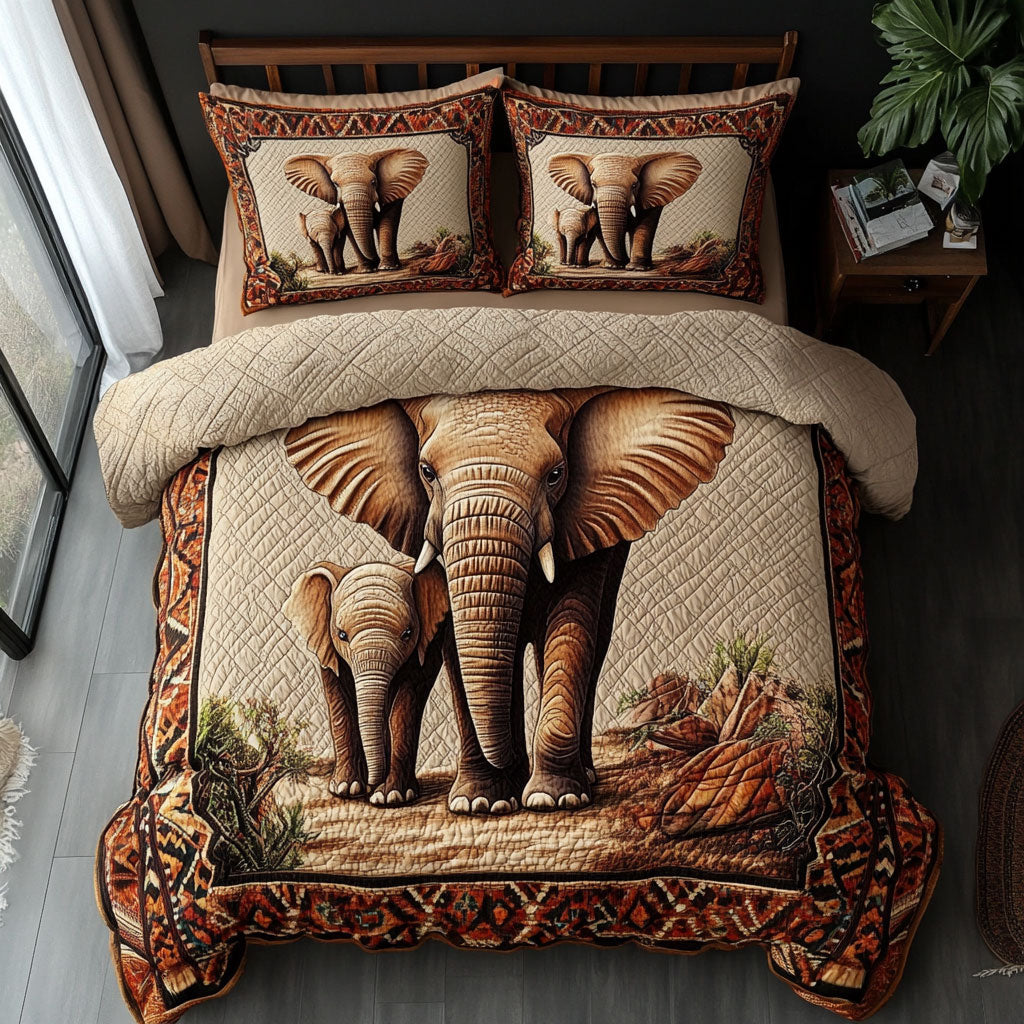 Golden Elephant Heart WN0910039CL Duvet Cover Set