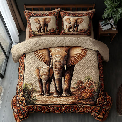 Golden Elephant Heart WN0910039CL Duvet Cover Set