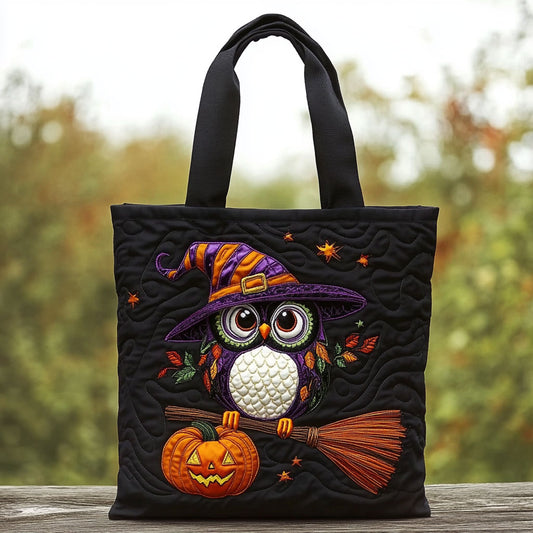 Owl Autumn Whisper WN0310036CL Quilted Tote Bag