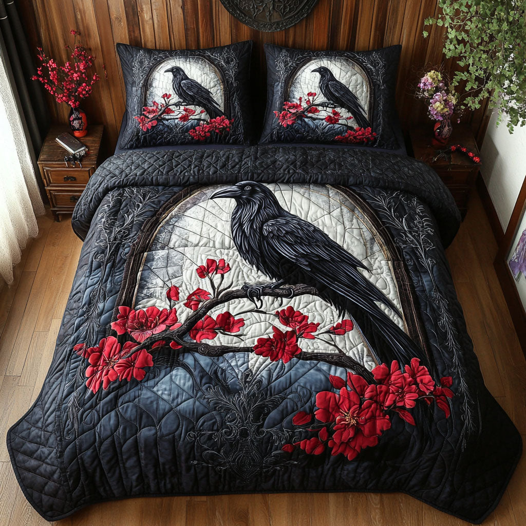 Crimson Raven CW1207012CL Duvet Cover Set