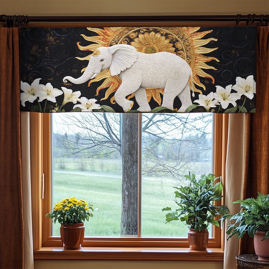 Charming Elephant WX2205008CL Quilted Valance