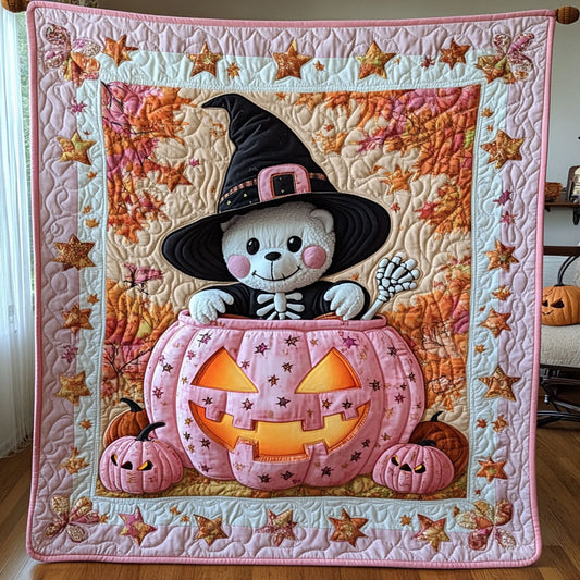 Witchy Whiskers Teddy Bear WN1208097CL Quilt