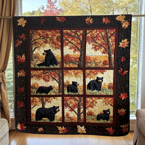Autumn Bear Lodge WY1308002CL Quilt