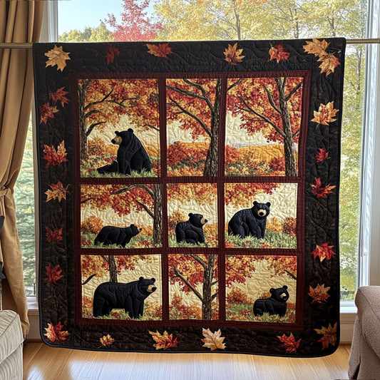 Autumn Bear Lodge WY1308002CL Quilt