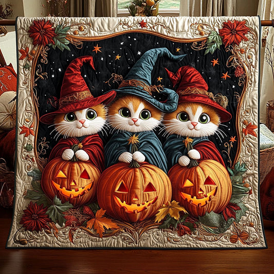 Spooky Trio In Disguise WY1407077CL Quilt